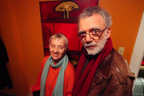 Psychiatrist Dr. Ingrid Pacey, left, and psychologist Andrew Feldmár in the Kitsilano counselling office where their overnight MDMA-assisted therapy trials are set to take place with 12 trauma patients. Photo by David P. Ball