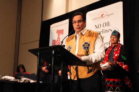 Keith Henry, President of the BC Métis Federation. Photo by David P. Ball