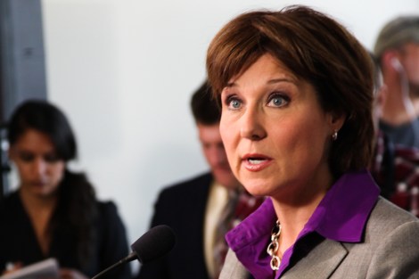 Premier Christy Clark. Photo by David P. Ball