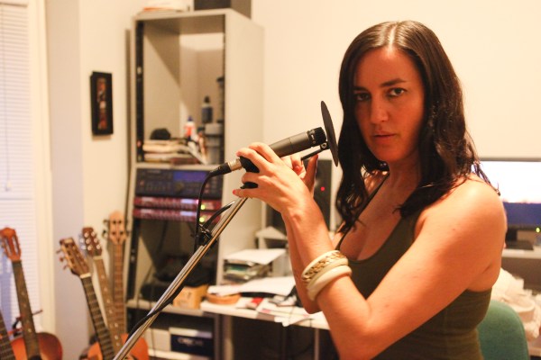 Kinnie Starr in her Toronto studio. Photo by David P. Ball