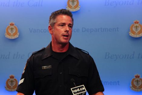 Vancouver Police Department spokesman Sgt. Randy Fincham announced that fraud suspect Richard Earl Rupert, dubbed the "Nephew Bandit," remains in custody after five years eluding authorities. Photo by David P. Ball